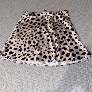 Cheetah Print Mini Skirt